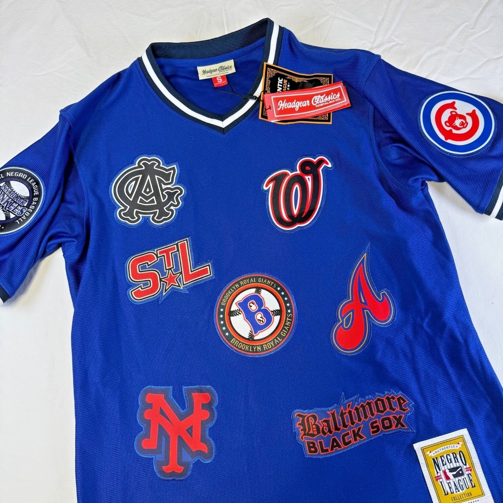 NWT Headgear Negro League Collection Baseball Jersey Men's Size Small